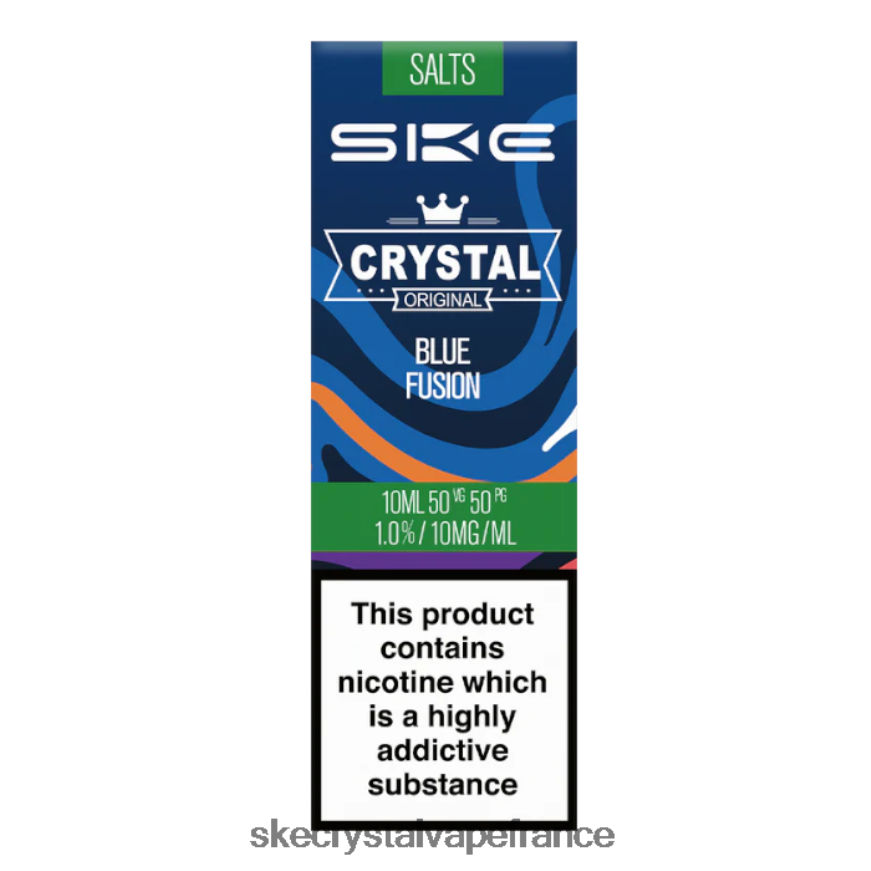 SKE Crystal - SKE sel de nicotine cristallin - 10 ml fusion bleue R0422X110