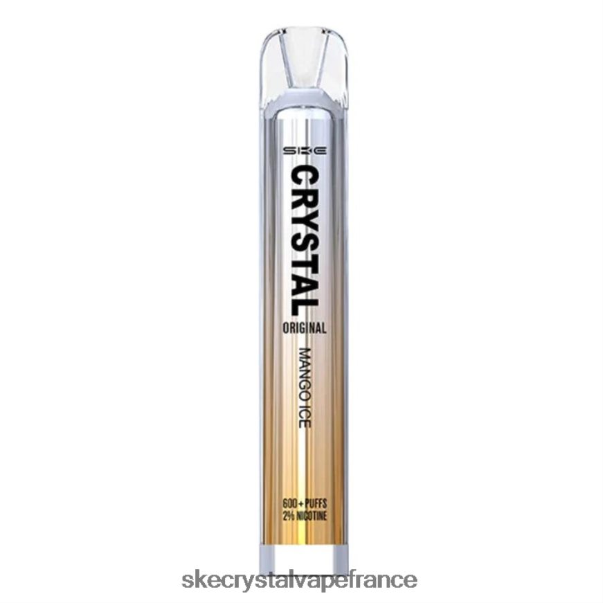 SKE Crystal - SKE vape jetable de barre de cristal glace à la mangue R0422X44